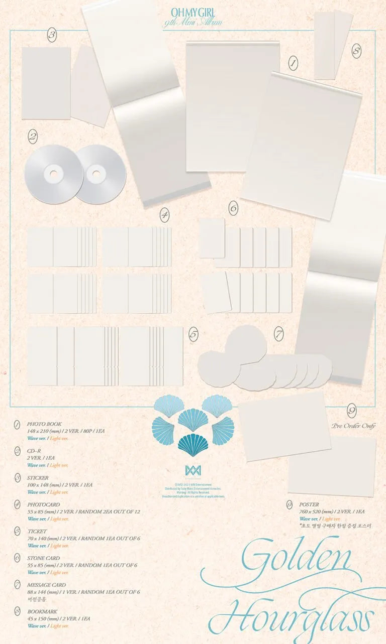 OH MY GIRL – GOLDEN HOURGLASS (PHOTOBOOK VER.) (PREVENTA)