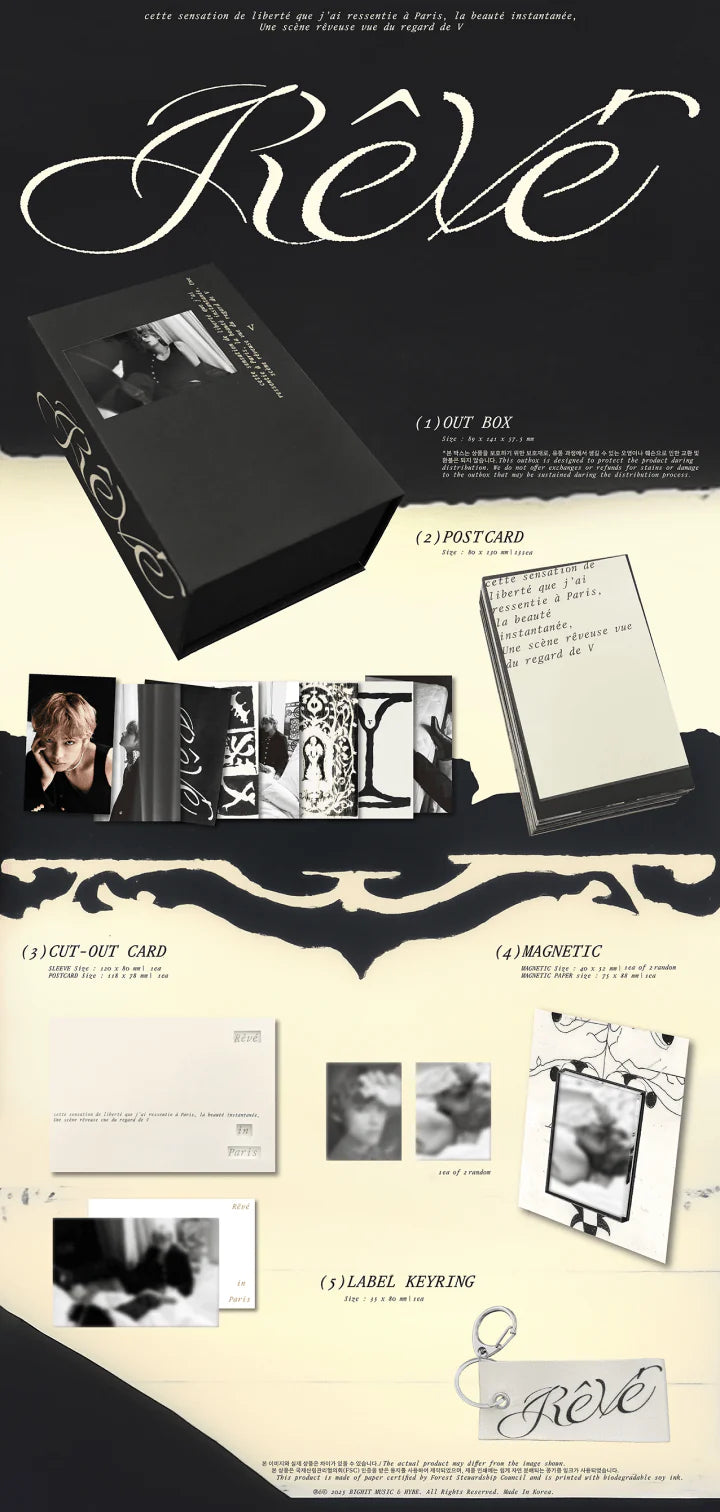 (PREVENTA) BTS V - RÊVÉ + WEVERSE GIFT