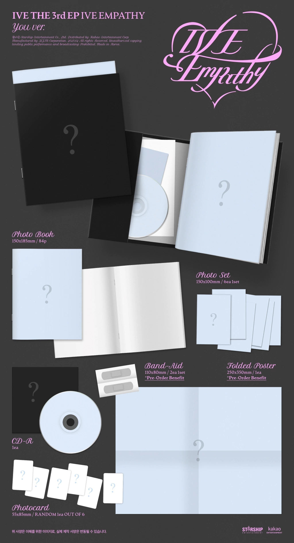IVE 3rd EP Album IVE EMPATHY PREVENTA