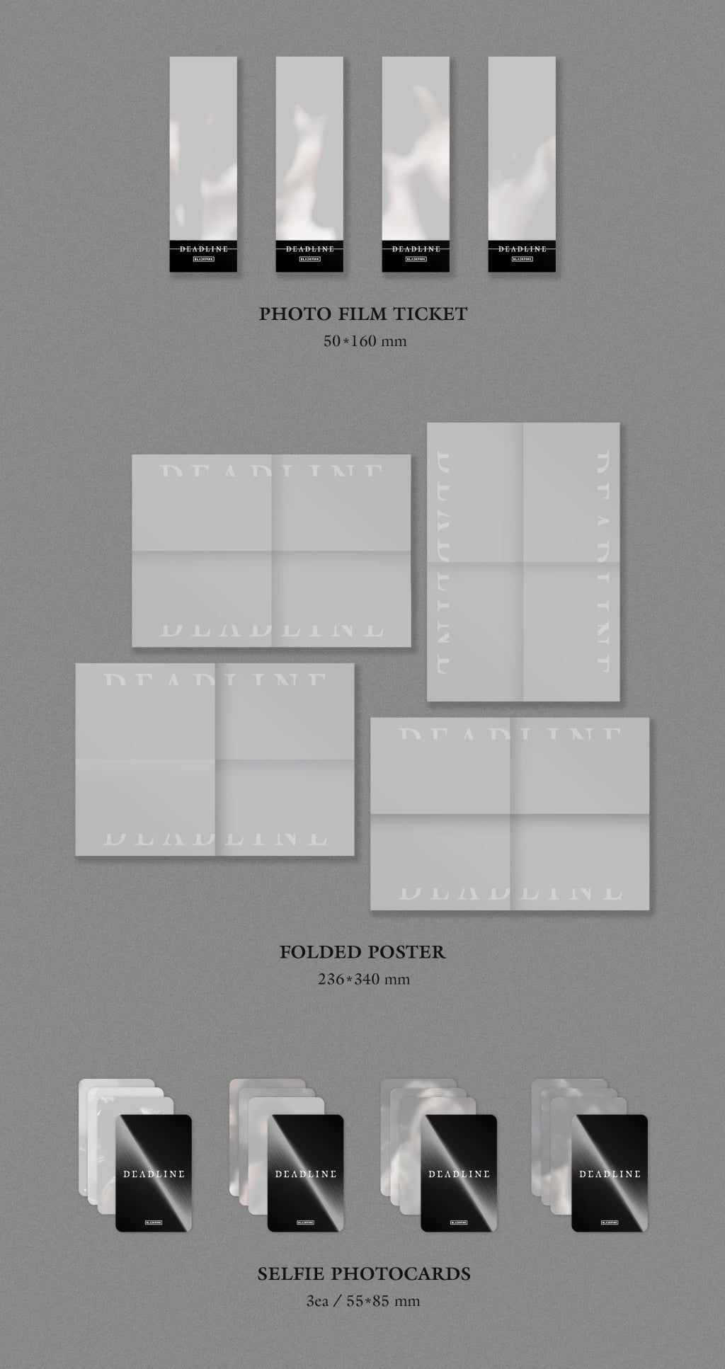 Blackpink 3rd Mini Album DEADLINE Silver Ver. con Beneficio de Weverse PREVENTA