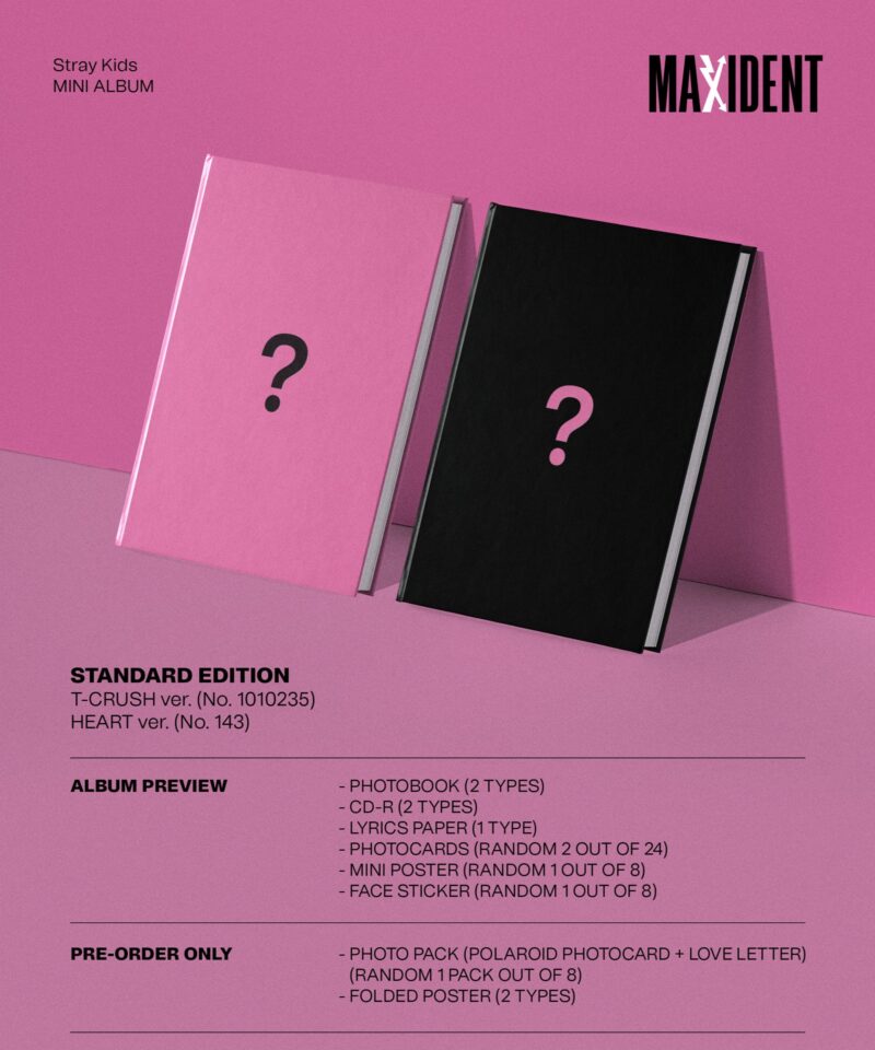 STRAY KIDS – MAXIDENT STANDARD ALBUM