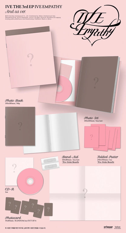 IVE 3rd EP Album IVE EMPATHY PREVENTA