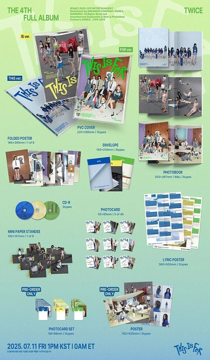 TWICE 4th Full Album This is For PREVENTA